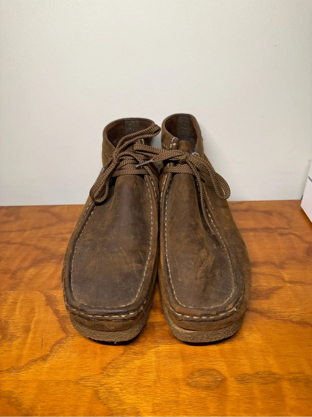 Clarks Wallabee Boot — Brown Leather (Collection / Extreme Comfort) Size 10